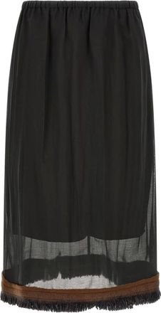 Tela Donna, Gonne, Nero, S, new