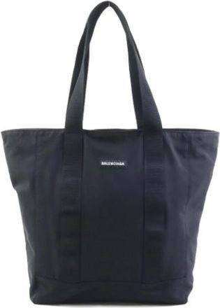 Balenciaga Vintage, unisex, Blauw, ONE Size, Nylon, Pre-owned Nylon balenciaga-bags