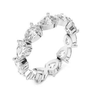 Vir Jewels 3.25 cttw Pear Lab Grown Diamond Eternity Ring Wedding Band in 14K White Gold For Women