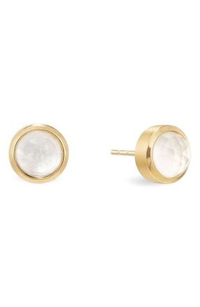 Dean Davidson Signature Mini Stud Earrings in Iridescent Pearl/Gold at Nordstrom