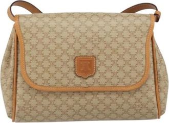 Celine Pre-owned Cross Body Bags, female, Beige, Size: ONE SIZE Pre-owned Vintage Cross Body Bag