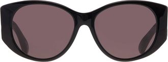 Balenciaga Grey Cat Eye Ladies Sunglasses BB0455S 004 55