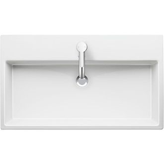 Duravit Lavabo Duravit Vero Air Sin Rebosadero Con Plataforma Para Grifer&iacute;a 800x470mm 1 Orificio Para Grifer&iacute;a Blanco