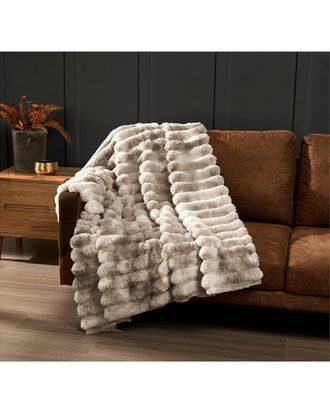 Frye Haze Channel Fluffy Throw