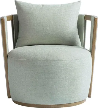 TOV Furniture Paolo Textured Weave Swivel Chair