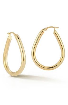 Glaze Jewelry Pear Hoop Earrings in Gold at Nordstrom Rack