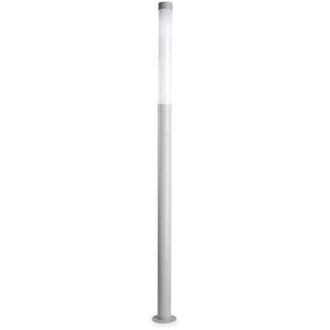 Leds - C4 Lyon - Bolardo De Exterior Gris 1x 2g11 181cm - Leds-c4