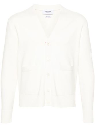 Thom Browne Vest met logopatch - Wit