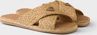 Prada Raffia sandals