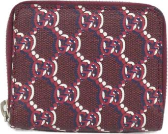 Gucci Gg Supreme Coin Purse/Coin Case (Pre-Owned)