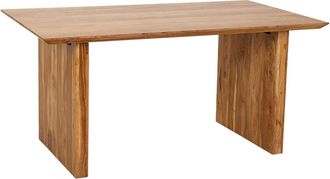 Wanderlust Deco Mesa De Comedor De Madera Marr&oacute;n 160x90x76h Cm