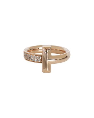 Tiffany & Co. Tiffany T T1 18K Rose Gold 0.24 ct. tw. Diamond Ring (Authentic Pre-Loved)