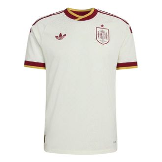 adidas Spain 2026 Away Authentic Jersey Asia Sizing Off White JN4392