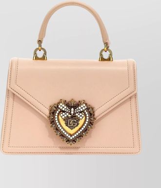 Dolce & Gabbana devotion heart embellished chain strap handbag