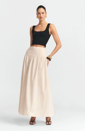 ST MRLO Gracie Skirt in Natural at Nordstrom, Size 4