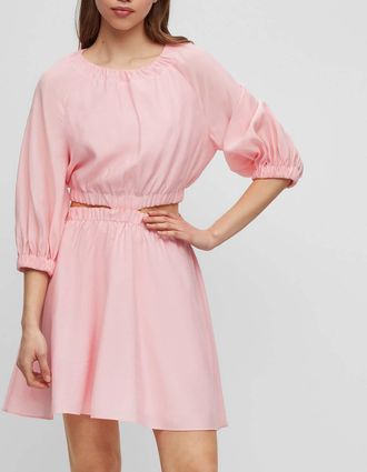 HUGO BOSS Hugo Kang Jurk in Roze