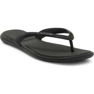 Reef Water Willow Malibu Sandals in Black/Black at Nordstrom, Size 11