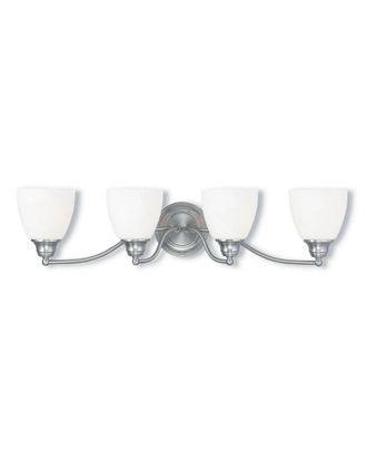 Livex Lighting Livex Somerville 4-Light Brushed Nickel Bath-Light