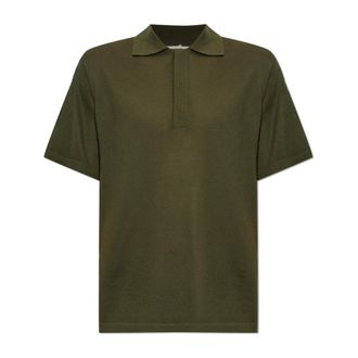 Lisa Yang Cashmere Polo Carter - Heren - Truien - Groen - Maat: 2XL Kasjmier
