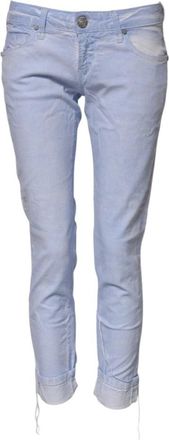 Acht Low Waist Skinny Denim Jeans - Dames - Skinny Jeans - Blauw - W26 - Denim - Jeans