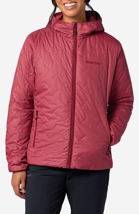 Marmot MonoQuilt Hooded Jacket in Dried Rose at Nordstrom, Size X-Small