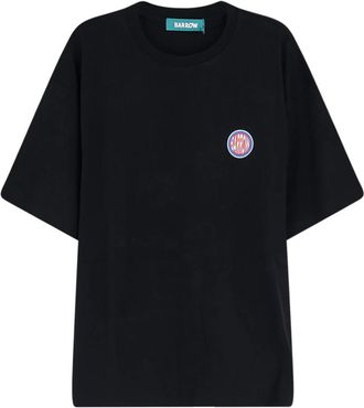Barrow T-shirt met ronde hals - Heren - T-shirts - Zwart - L - Katoen - Tops