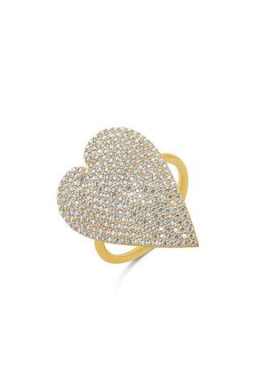 SHYMI Mon Amor Heart Ring in Gold at Nordstrom, Size 7