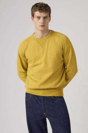 Levi's Bay Meadows Crewneck Sweatshirt - Hombre - XL - Amarillo / Sulphur