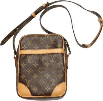 Louis Vuitton Tweedehands Canvas Louis Vuitton tassen - Dames - Vintage Schoudertas - Bruin - ONE Size - Vintage