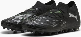 Puma Mens Future 8 Match Mg Firm Ground Football Boots - Black/Black - Size: 10.5