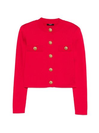 Balmain Buttoned Crewneck Cardigan