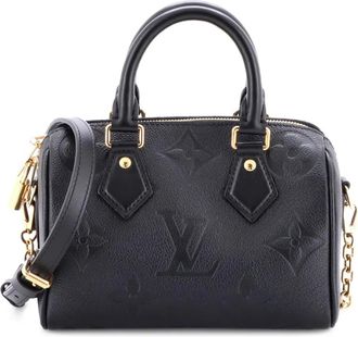 Louis Vuitton Speedy Bandouliere Bag Monogram Empreinte Giant 20 crossbody bag - Zwart