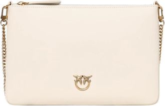 Pinko Pinko, Dames, Tassen, Wit, Maat: ONE Size Leer