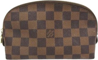 Louis Vuitton Pre-owned Clutches, female, Brown, Size: ONE SIZE Pre-owned Canvas Clutch
