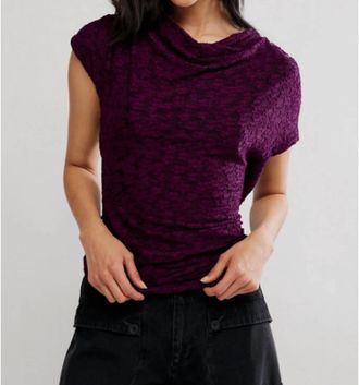 Free People Aura Top In Italian Plum