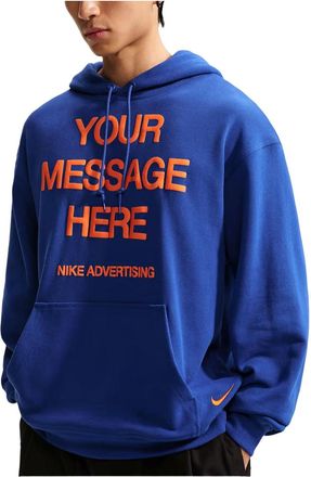Nike Sportswear Fleece Hoodie Old Royal Safety Orange IO1649-417