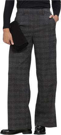 Object Object, Broeken, Dames, Grijs, XS, Polyester, Objlisa Wide Pant