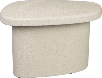 Dutchbone Design Beistelltisch Veda 56 x 41 cm, aus recyceltem Marmor