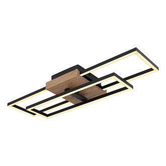 Globo Lighting Plaf&oacute;n - Kendra - Negro - Metal - Led - 67276-18