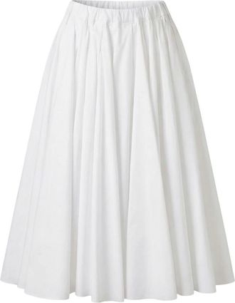 N&deg;21 Rokken, Dames, Wit, L, Geplooide Midi Rok