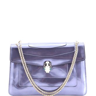 Bulgari Serpenti Forever Shoulder Bag Patent Medium