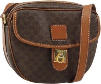 Celine Pre-owned Cross Body Bags, female, Brown, Size: ONE SIZE Pre-owned Vintage Cross Body Bag