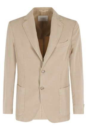 Seventy Khaki Patch Pocket Double Slit Lyocell-Blend Blazer
