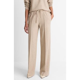 Vince Wide Leg Wool Blend Pants in Marzipan at Nordstrom, Size Xx-Small