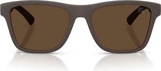 Burberry Sunglasses Be4482 U 423473 Matte Brown/Dark Brown Men
