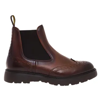 Doucal's Chelsea Boot - Heren - Schoenen - Bruin - Maat: 44 EU Leer