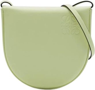 Loewe Pre-owned Heel Pouch - Dames - Vintage Schoudertas - Groen - ONE Size - Leer - Vintage