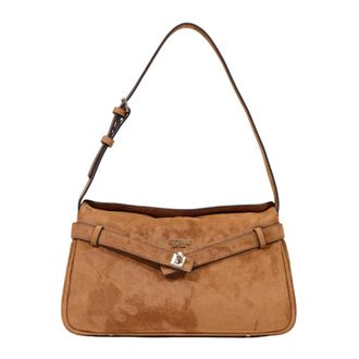 Guess Shoulder Bags, female, Brown, Size: ONE SIZE Coleen Logo Small SA
