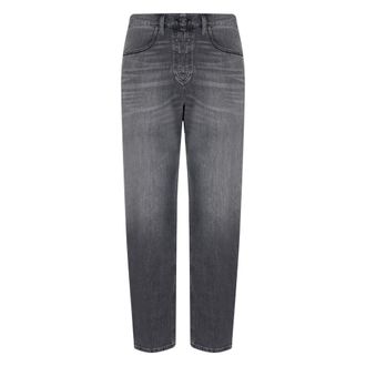 Diesel Straight Jeans, male, Gray, Size: W31 Straight Jeans