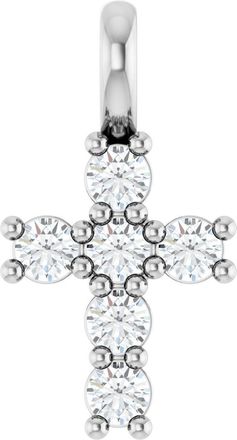 Diamond2Deal 14k Gold 1/6ct Lab-Grown Diamond Pendant